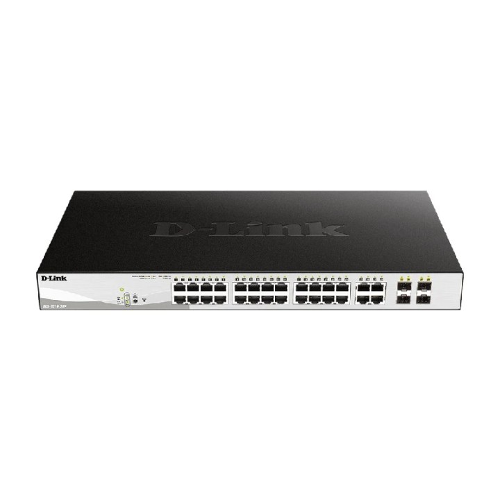 D-Link switch 24-portni gigabit PoE web managed, DGS-1210-28P
